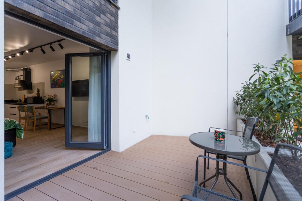 Luxurycity Apartment With Terrace Breslau Exterior foto
